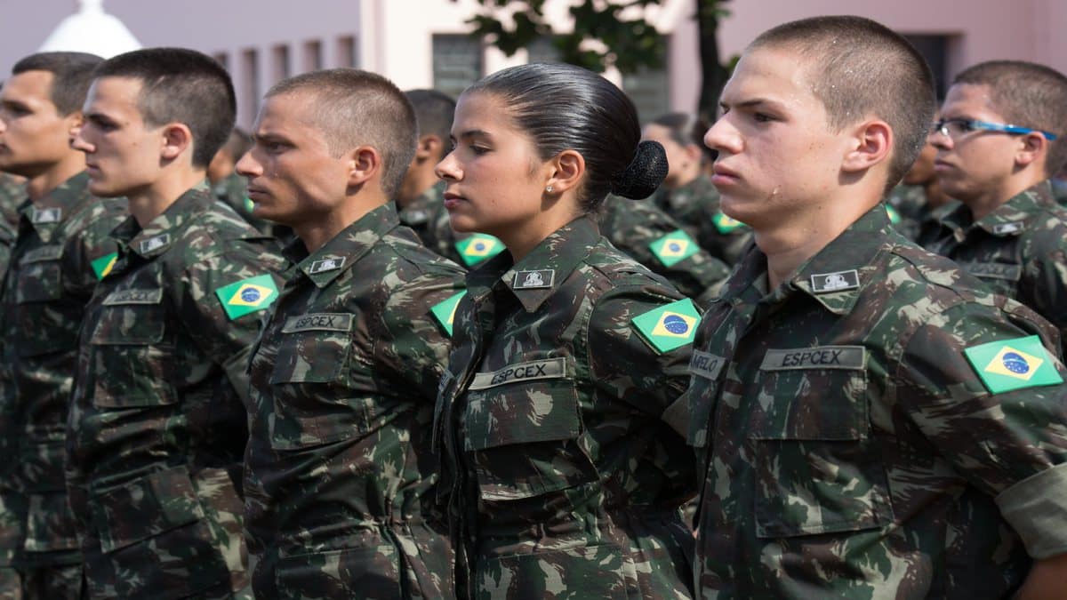 Soldados em formação